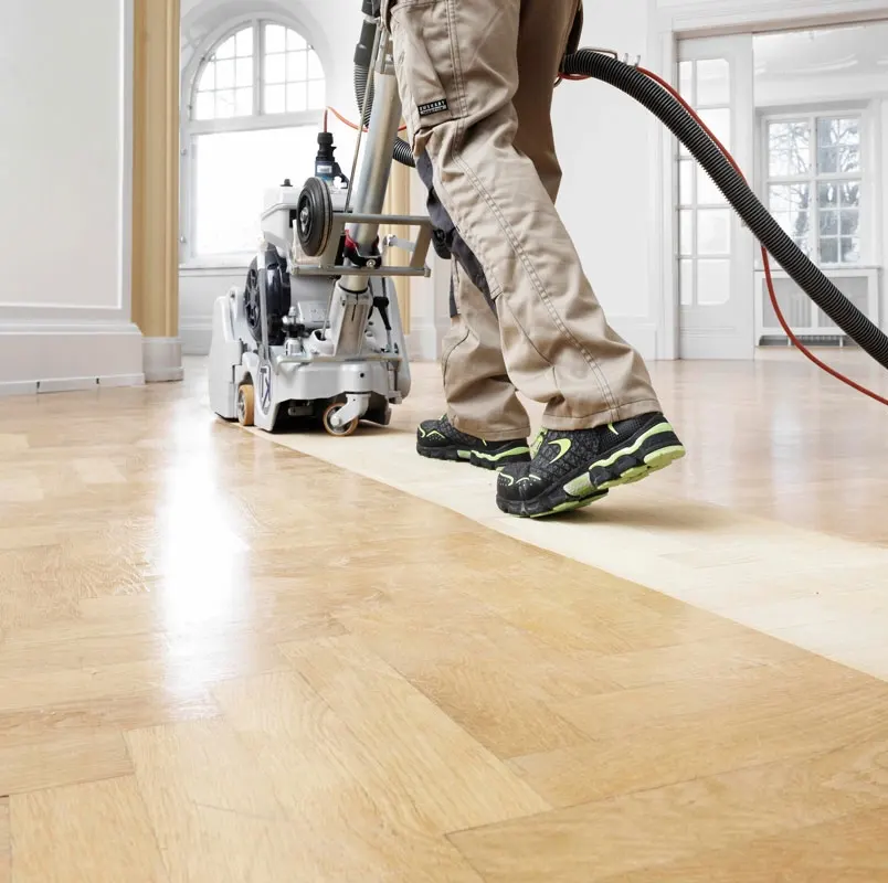 Ponçage parquet La Roche-Bernard (56)