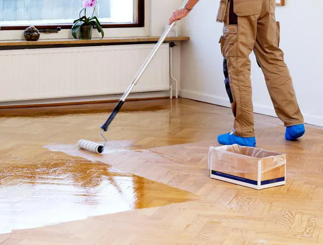 Vitrification parquet